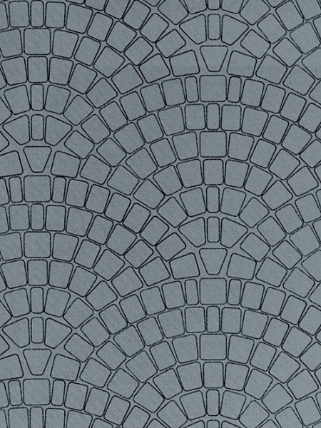 Vollmer 46053 - H0 Mauerplatte Kopfsteinpflaster aus Karton, 25 x 12,5 cm, 10 Stück