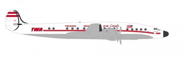 Herpa 539364 TWA - Trans World Airlines Lockheed L-1649A Jetstream