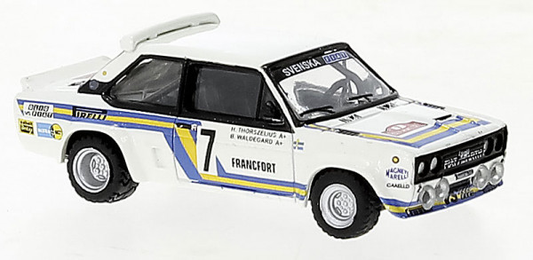 Brekina 22661 - Fiat 131 Abarth 1980, Svenska Fiat, Monte Carlo, B.Waldegaard, 7,