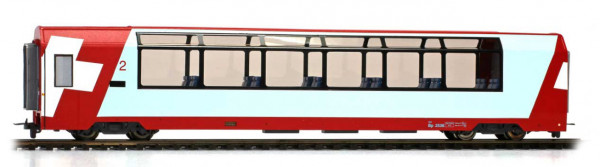 Bemo 3589126 - RhB Panoramawagen Bp 2536 "Glacier-Express" 2.Klasse Ep.6