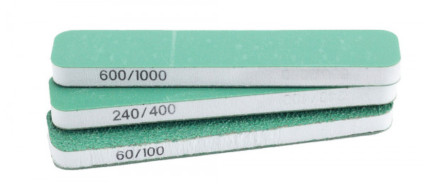 Noch 60079 - Flexi-Schleifpad-Set, 3 Stück (grob, mittel, fein) je 9 x 1,9 x 0,6 cm