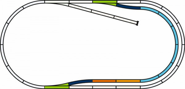 Piko 55321 - A-Gleis mit Bettung Set: C
