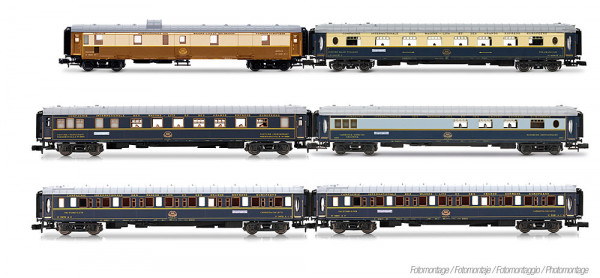 Arnold HN4522 - Intraflug/CIWL, 6-tlg. Set „50 Jahre Nostalgie-Istanbul-Orient-Express”, 1976