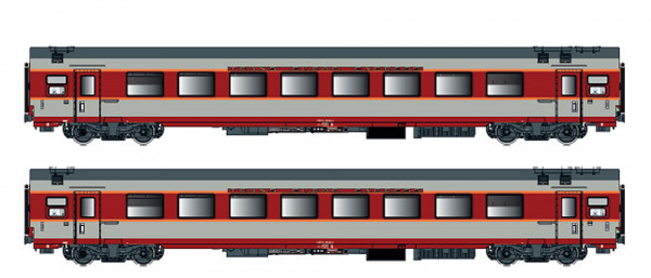 LSmodels 40077AC - 2er Set GC Personenwagen A8u SNCF, Ep.IV, Aquitaine, AC