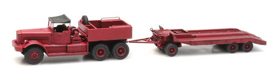 Artitec 10.370 - Diamond T Lkw mit Anhänger, Bausatz aus Resin (PU), unlackiert