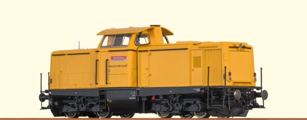 Brawa 42878 - DB AG Diesellok BR 213 gelb Ep.6, "DB AG Bahnbaugruppe", mit DCC-Decoder + Sound