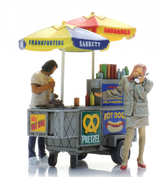 Artitec 387.625 - Hot Dog-Wagen + 2 Figuren