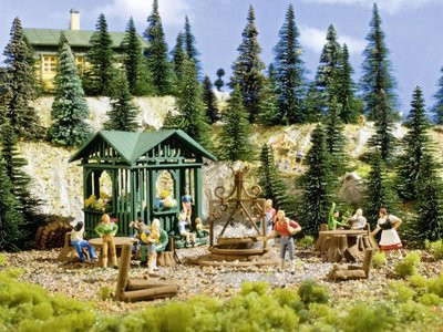 Vollmer 43606 - Grillplatz mit Hütte Bausatz