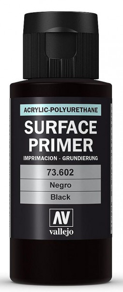 Vallejo 773602 - Primer (Grundierung) Schwarz, 60 ml