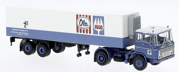 Brekina 85290 - DAF FT 2600 Kühlkoffer-SZ 1962, Binfürst - Iglo-Ola,