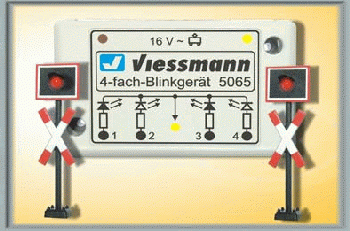 Viessmann 5060 - Andreaskreuze 2 Stück mit Blinkelektronik