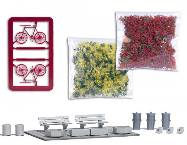 Busch 1846 - Ausgestaltungs-Set Beton