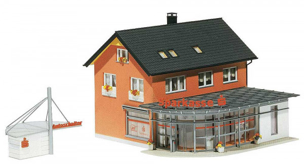 Faller 130480 - Sparkasse mit Autoschalter