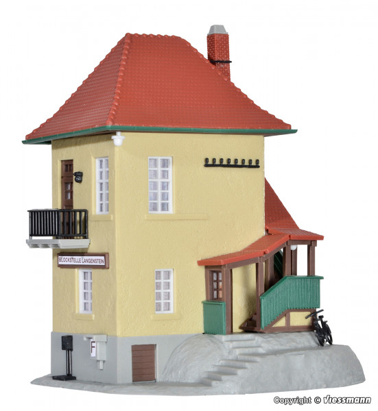 Kibri 39319 - Blockstelle Langenstein 10x9x12,5 cm