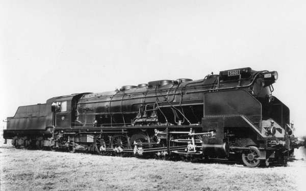 Electrotren HE2035 - RENFE, schwere Schlepptenderdampflokomotive 5001 „Santa Fe”, mit alten Lampen u