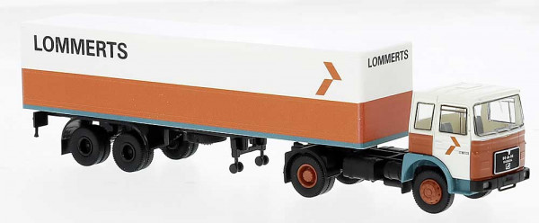 Brekina 78163 - MAN F7 Koffer-SZ "Lommerts"
