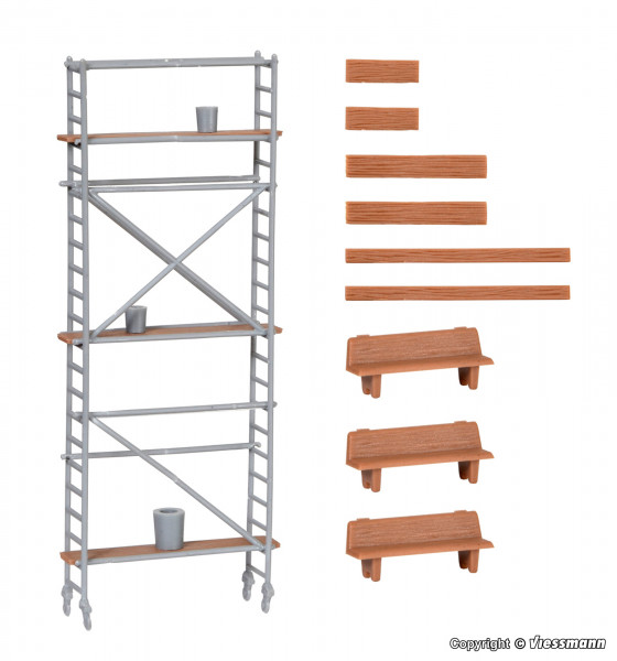 Kibri 38145 - Deko-Set Baugeruest