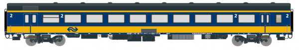 Exacttrain 11101 - NS ICRm Reisezugwagen B( Neue farbe Gelb / Blau) Epoche V