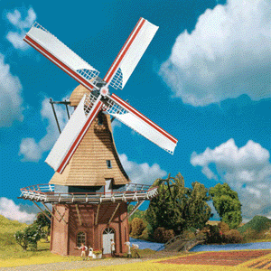 Faller 130383 - Windmühle patiniertes Modell
