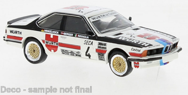 Brekina 24363 - BMW 635 CSi 1984, Würth, 4,