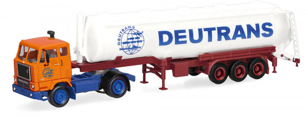 Herpa 321600 - Volvo F88 Silo-Sattelzug "Deutrans"
