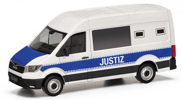 Herpa 098021 - MAN TGE Kasten HD "Justiz"