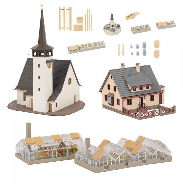 Faller 239010 - Aktions-Set Dorf