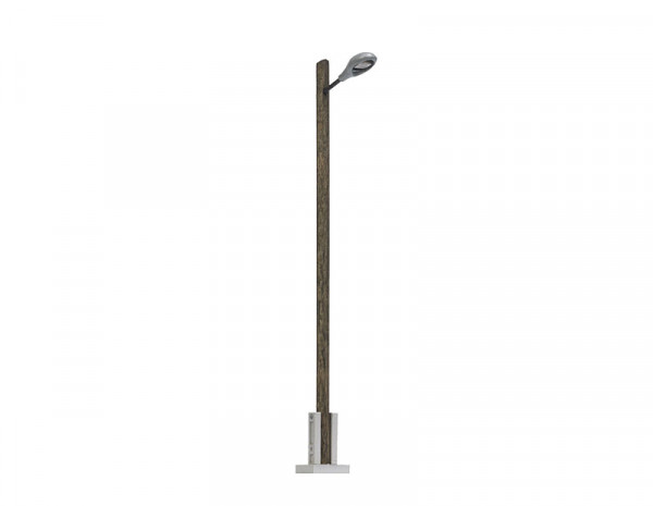 Busch 8734 - Lampe mit Holzmast TT