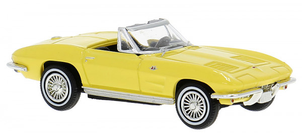 Brekina 18030 - Chevrolet Corvette C2 in pastellgelb