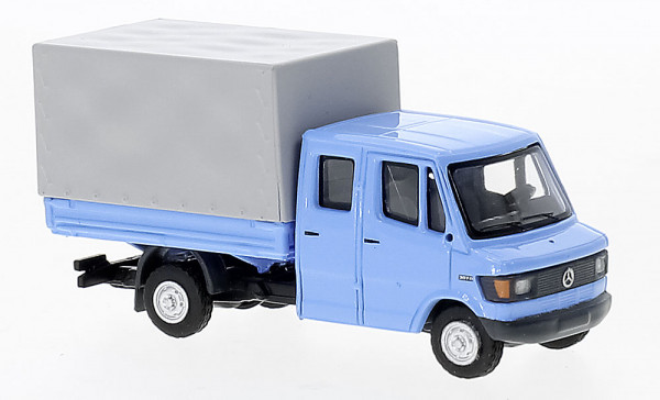 Brekina 36951 - Mercedes L 307 D Doka blau, 1988,