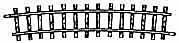 Bemo 4275000 - Gebogenes Gleis R 515 mm 12°