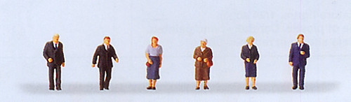 Preiser 79220 - Kirchgänger (1) 6 teilig handbemalt