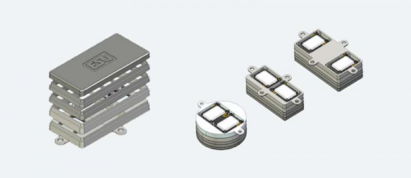 ESU 50340 - Modulares Lautsprecherset für Dual-Lautsprecher, 11x15mm, für 28mm, 20x40mm, 16x35mm