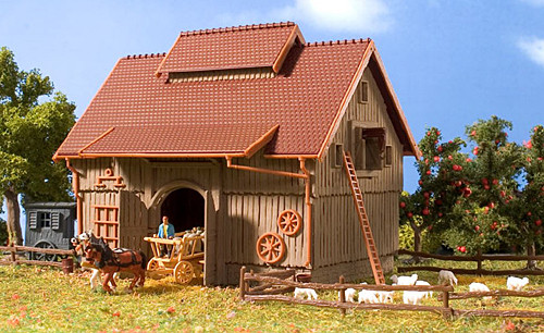 Vollmer 47722 - Schäferei und Schafherde 220x90x80 mm Bausatz