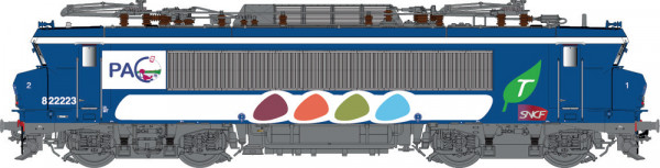 LSModels 11555 - SNCF Ellok Reihe BB22223 "PAC Transilien" Design Ep.6, kleines Führerhaus, logo car