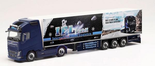 Herpa 314879 - Volvo FH Gl. XL Kühlkoffer-Sattelzug "IFL Köln"