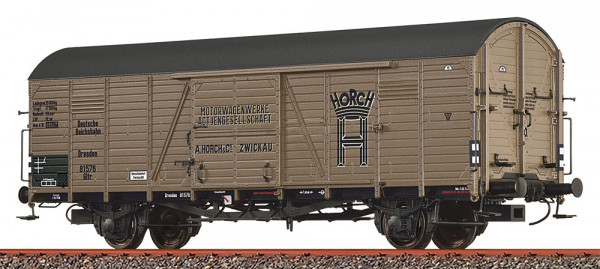 Brawa 50966 - DRG gedeckter Güterwagen Gltr Ep.2, "Horch"