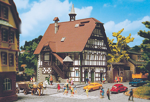 Vollmer 47735 - Rathaus Kochendorf 106x95x128 mm Fachwerk