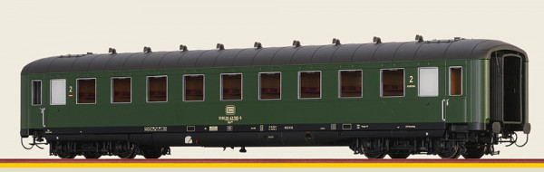 Brawa 51092 - DB Schürzenwagen 2.Klasse Büe366 Ep.4, LED Innenbeleuchtung