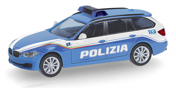 Herpa 099424 - BMW 3er Touring (F31) "Polizia" (I)
