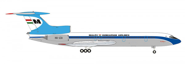 Herpa 574044 Malév Hungarian Airlines Tupolev TU-154B2