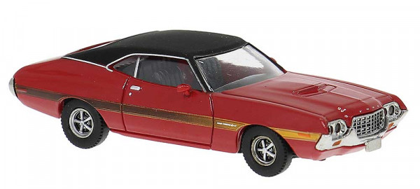 Brekina 18326 - Ford Gran Torino Sport rot/schwarz 1969