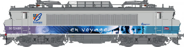 LSModels 11703 - SNCF Ellok Reihe BB7248R TER Bourgogne, "En Voyage" Design, Ep.6, großes Führerhaus
