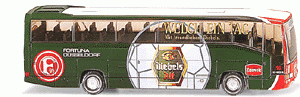 Wiking 071404- MB O404RHD Reisebus "Fortuna Düsseldorf"