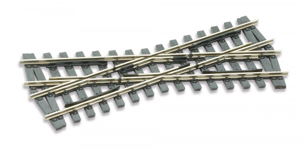 Peco SLE1493 - H0m Code 75 Kreuzung 20*, leitendes Herzstück