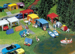 Faller 130504 - Camping Zelte Set