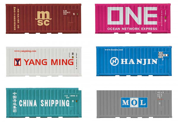 Trix 66589 - Container-Set 20 ft.