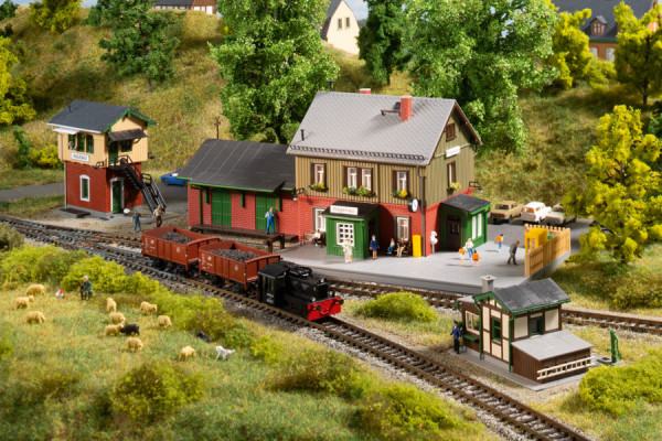 Auhagen 15306 - Set Bahnhof Hagenau