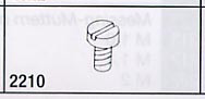 Weinert 2210 - Nylonschraub.DIN84,M2x6mm 10St
