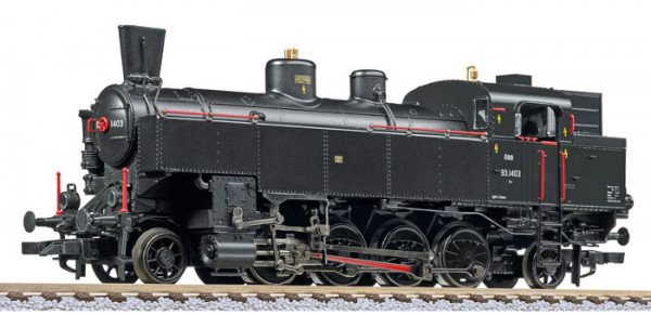 Liliput 131413 - Dampflokomotive, Reihe 93, ÖBB, 93.1403, Speichenräder, Ep.